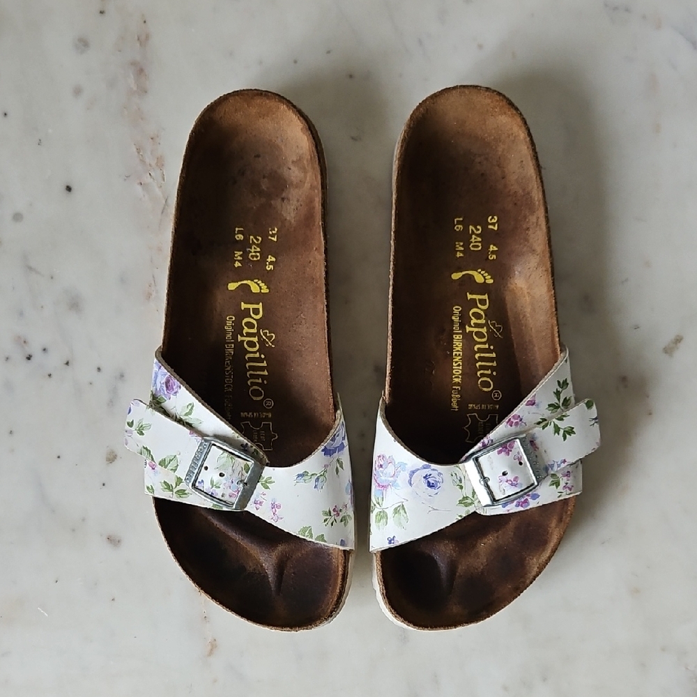 BIRKENSTOCK X PAPILLIO: Colorful Rose Sandals